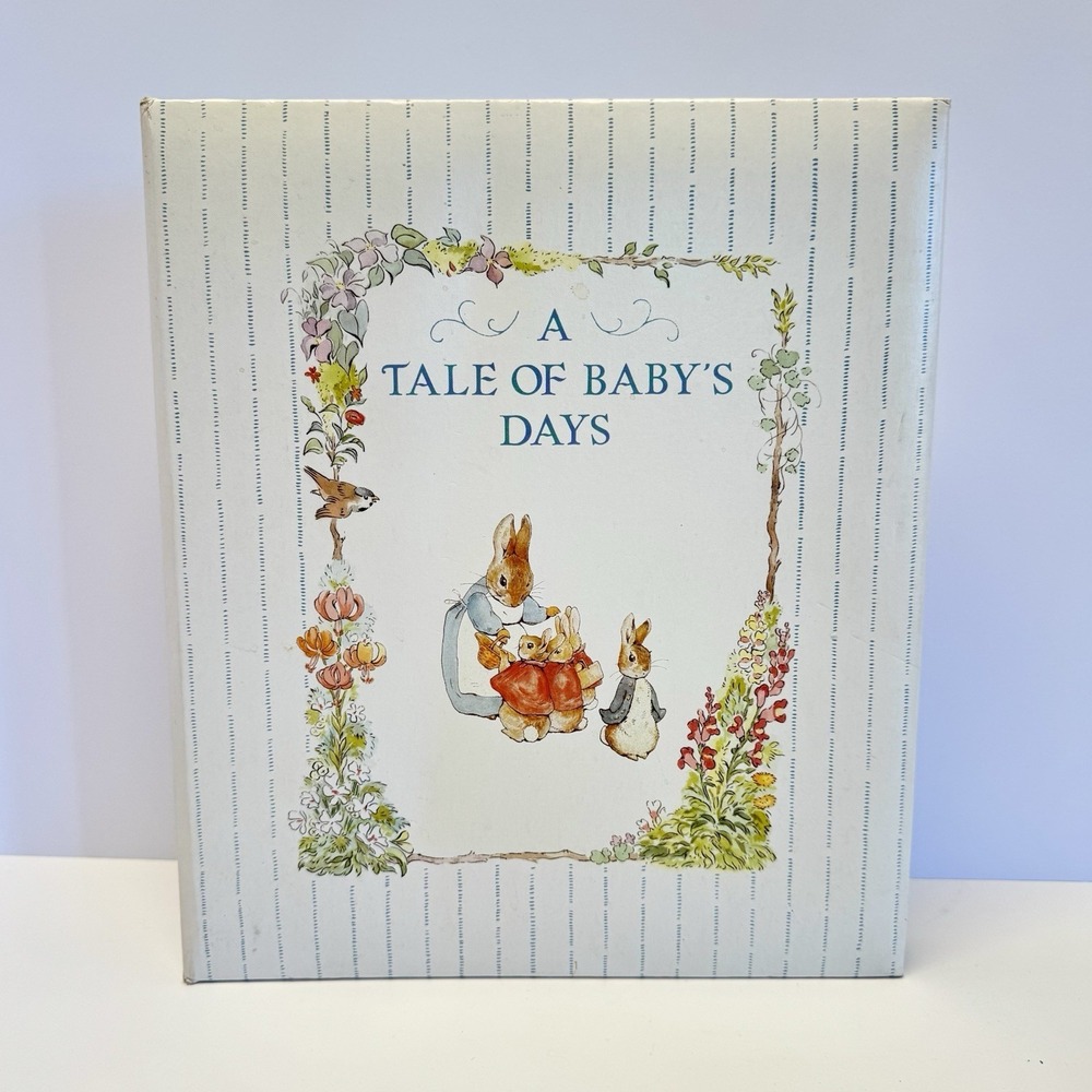 Beatrix Potter‎ A Tale of Baby's Days Memory Book Peter Rabbit Vintage 1994